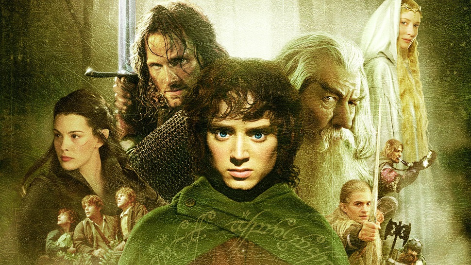 the poster for Fellowship of the Ring